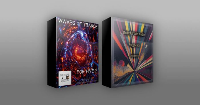 Triple Spiral Audio 介绍了适用于 Omnisphere 2 的 Fragments 和适用于 Hive 2 的 Waves of Trance-