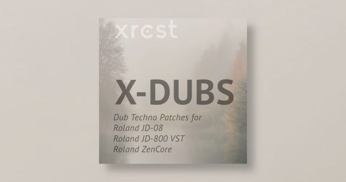 XRCST 为 Roland JD 合成器发布 X-DUBS Dub Techno 包-