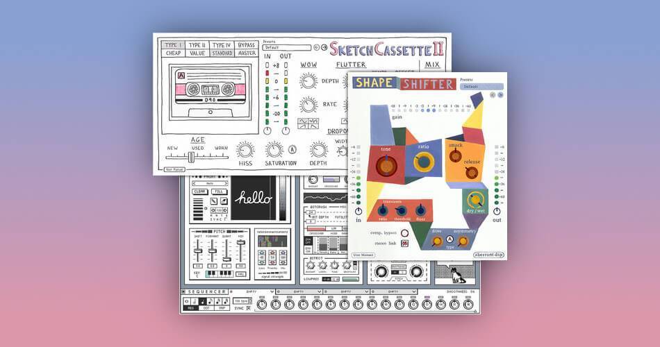 在Aberrant DSP Digitalis、SketchCassette II和ShapeShifter上节省高达40%的费用-