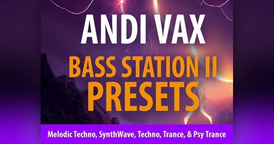 Andi Vax发布了Novation Bass Station II合成器的声音集-