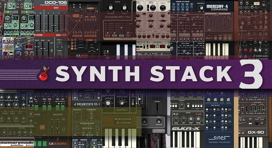 Synth Stack 3：捆绑16种虚拟乐器，可享受25%的折扣-