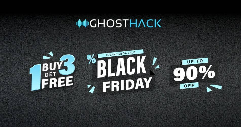 Ghosthack黑色星期五促销：高达90%的折扣+购买3件和免费获得1件-