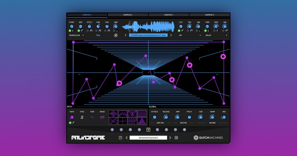 Glitchmachines Palindrome颗粒采样器插件售价10美元-