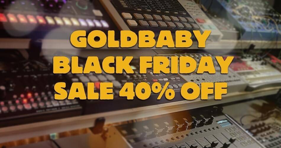 Goldbaby黑色星期五促销：复古鼓和合成器样品可享受40%的折扣-