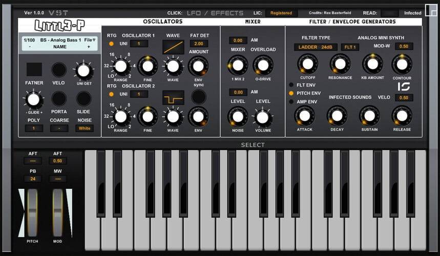 图片[1]-Infected Sounds发布了适用于Windows的Littl3-P免费合成器插件-