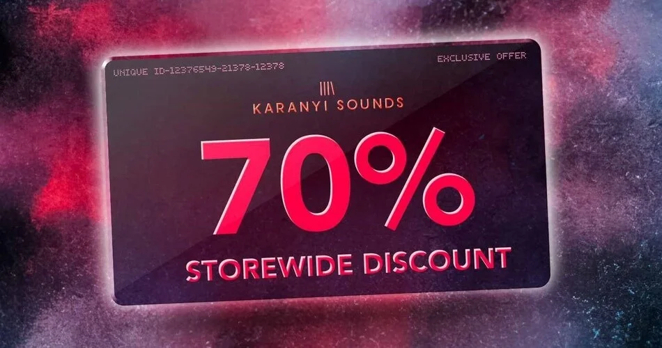 Karanyi Sounds Black November：在Kontakt乐器和插件上节省70%-