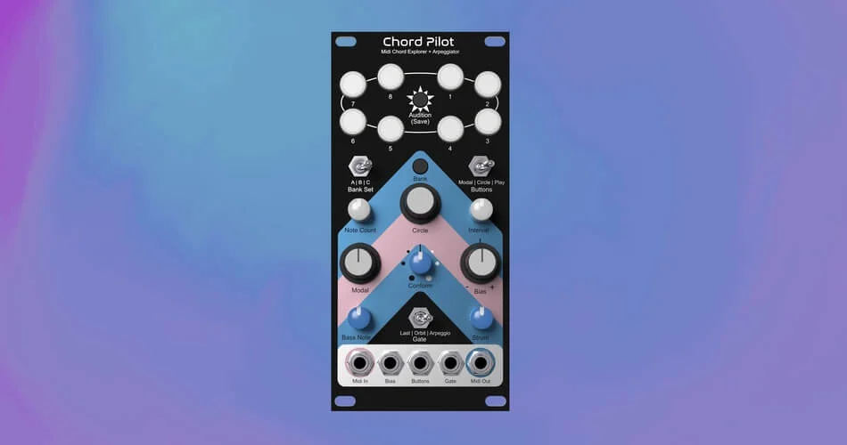 Knobula推出了基于和弦的Pilot Eurorack的MIDI控制器-