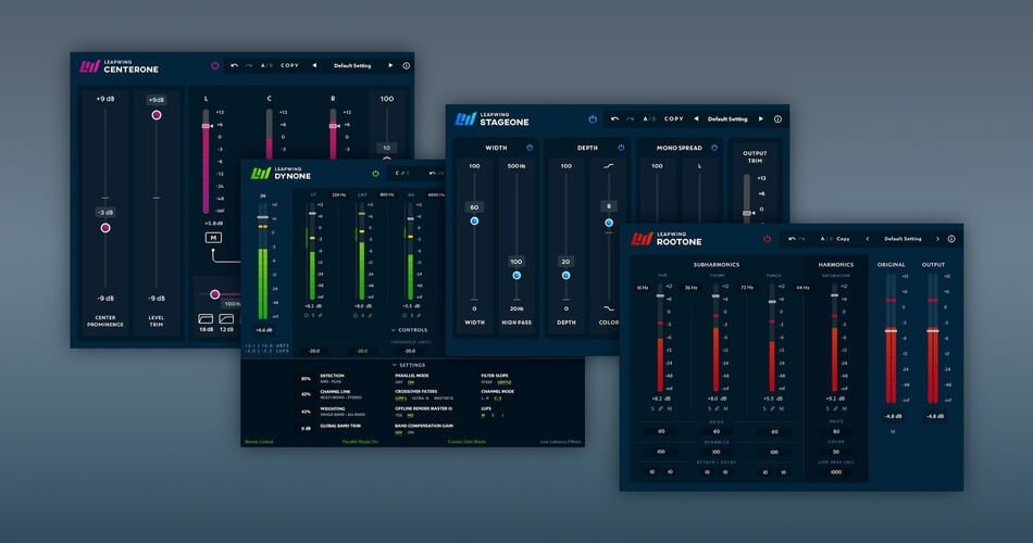 Leapwing Audio的一个x4捆绑包：在4个效果插件上节省50%-