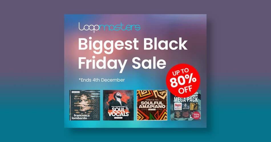 Loopmasters黑色星期五促销：在包装和捆绑包上节省高达80%-