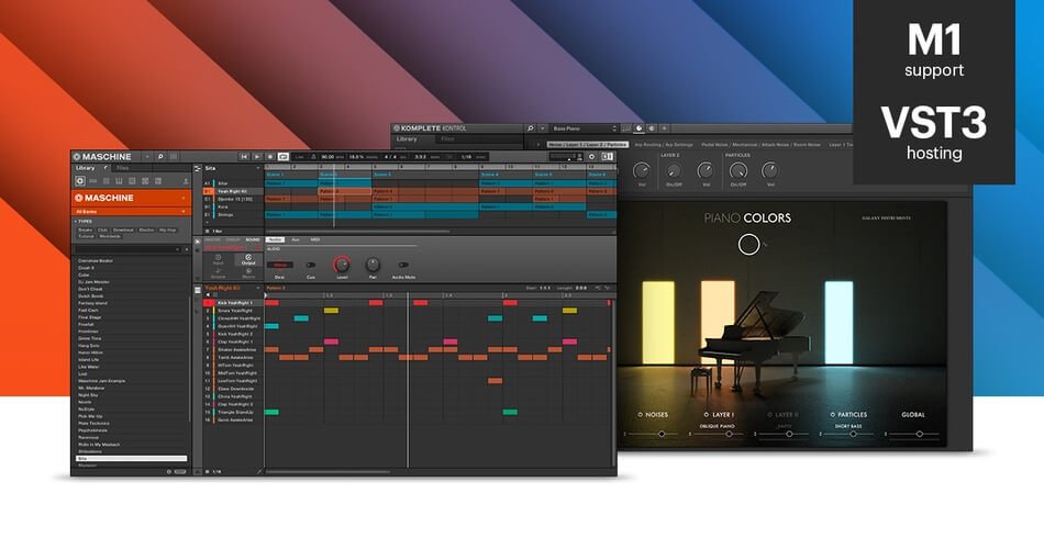 图片[1]-NI Maschine和Komplete Kontrol获得Apple Silicon和VST3支持-