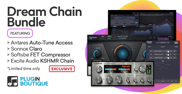 Dream Chain Bundle：在Auto-Tune Access、Claro EQ、FET Compressor和KSHMR Chain上节省74%-