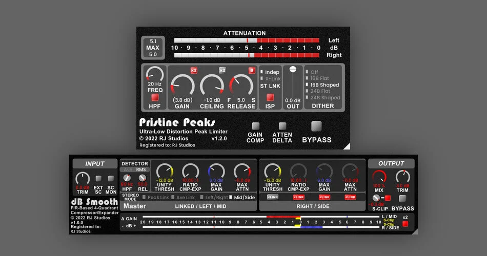 RJ Studios将Pristine Peaks更新为v1.2.0，dB Smooth发布-