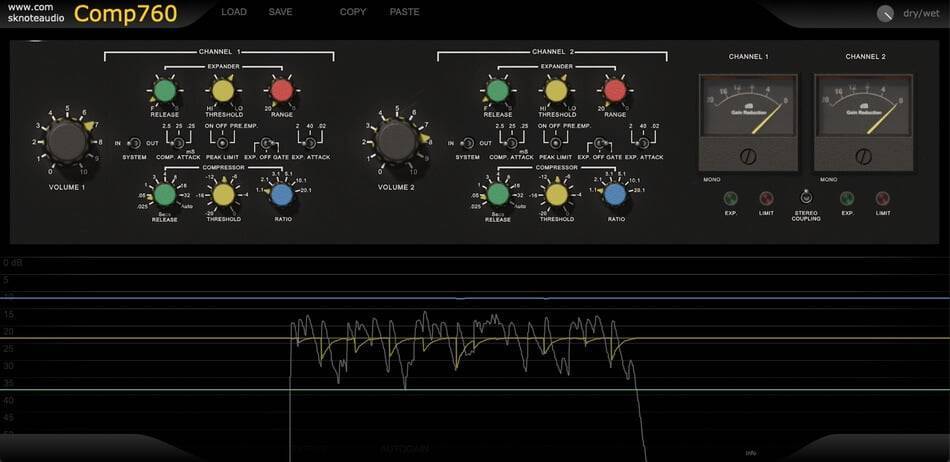 SKnote宣布Comp760经典压缩机效果插件-