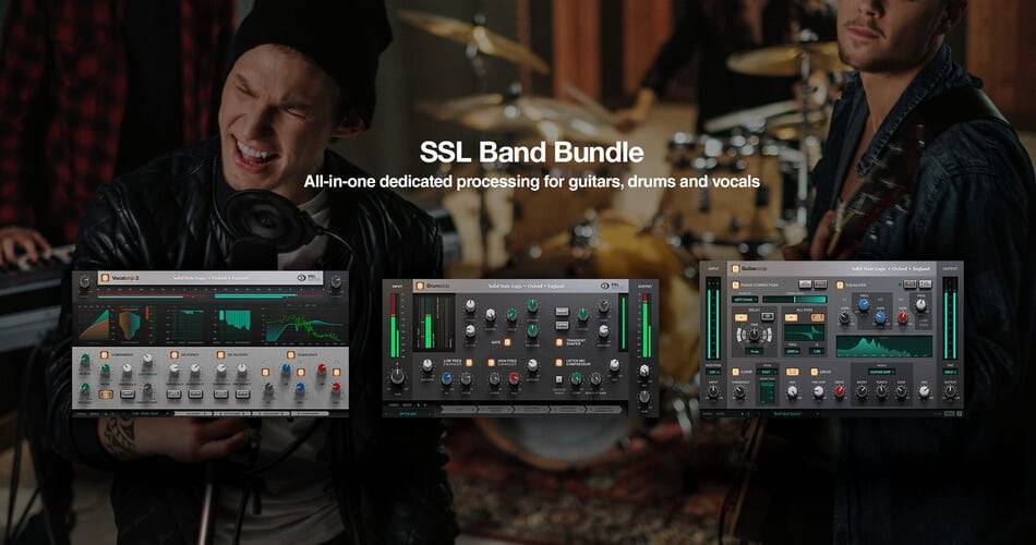 SSL Band Bundle：3个通道条插件，折扣超过90%-