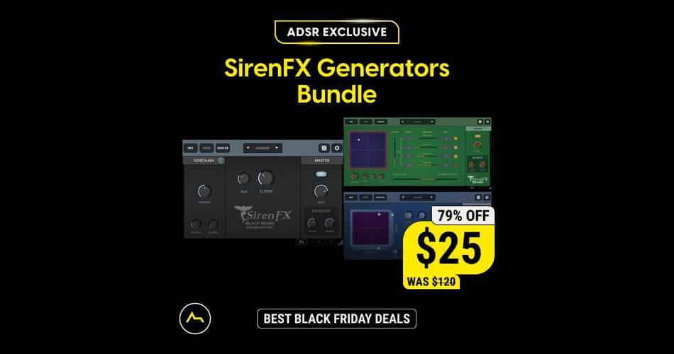 SirenFX Generators Bundle：3个声音fx插件，价格为25美元-