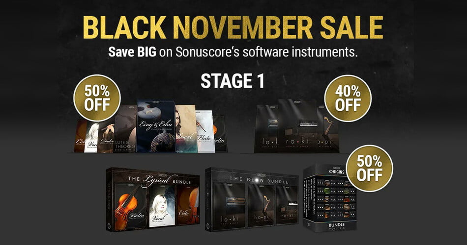 图片[1]-Sonuscore黑色11月大减价：乐器和捆绑包高达50%的折扣-