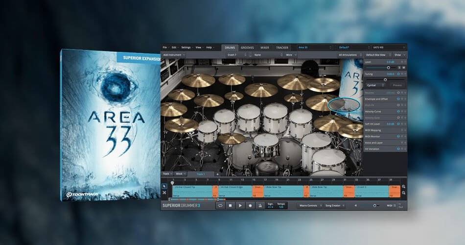 Toontrack为Superior Drummer 3发布了第33区SDX资料片-