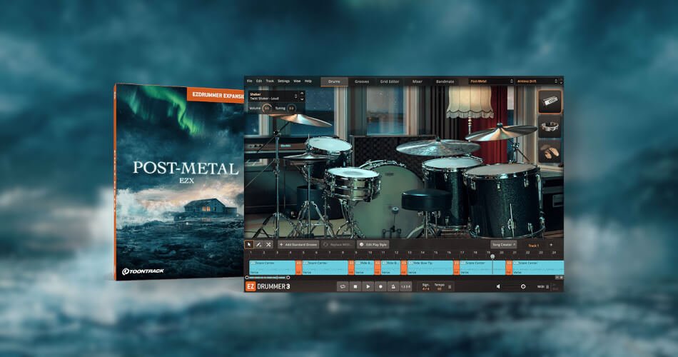 Toontrack为EZdrummer 3推出带有Post-Metal EZX的金属月-