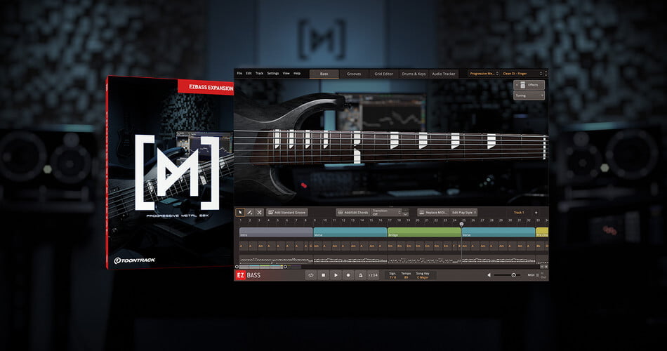 Toontrack为EZbass发布Progressive Metal EBX-