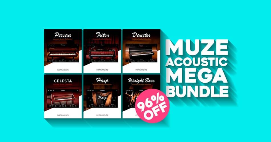 Muze的6种Kontakt乐器的Massive Acoustic Bundle可节省96%-