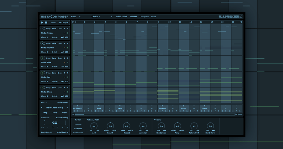 通过W.A.在InstaComposer MIDI生成插件上节省70%。生产-