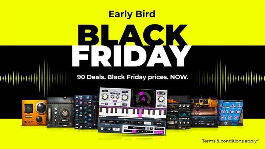 Waves Audio Early Bird Black Friday：90个最畅销的插件正在出售-
