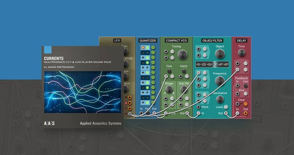AAS推出Currents Sound Pack + 50%折扣多声道CV-1-