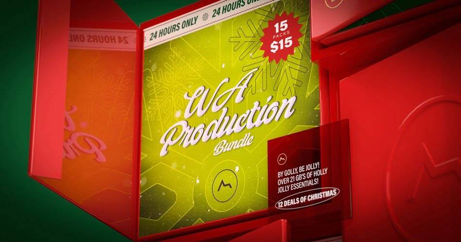 来自ADSR Sound的WA Production的Holly Jolly 15包，售价15美元-