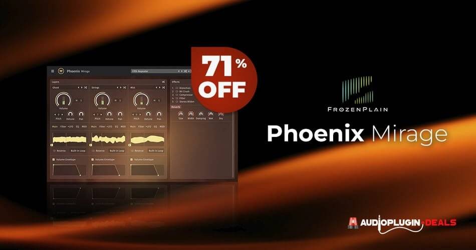 在Phoenix上节省71%：Frozen Plain的Mirage电影合成器-