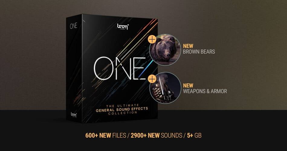 BOOM库用熊、武器和盔甲的声音更新BOOM ONE-