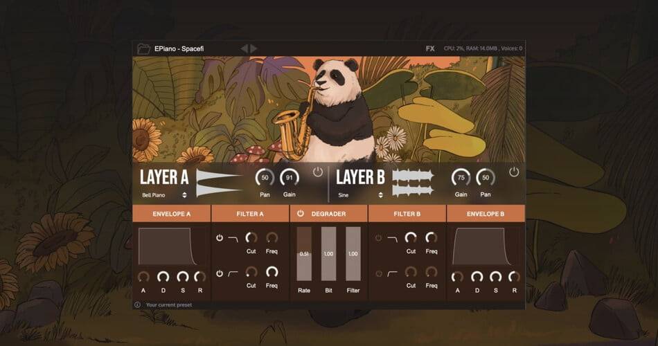图片[1]-Clark Audio的Lofi Panda 2虚拟乐器以77%的折扣出售-