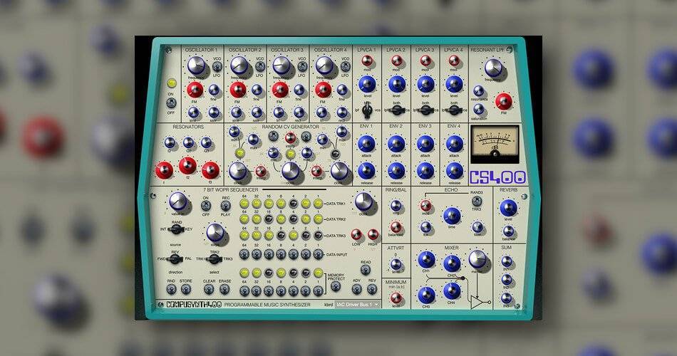 Compusynth 400：Giorgio Sancristoforo的模块化软件合成器-