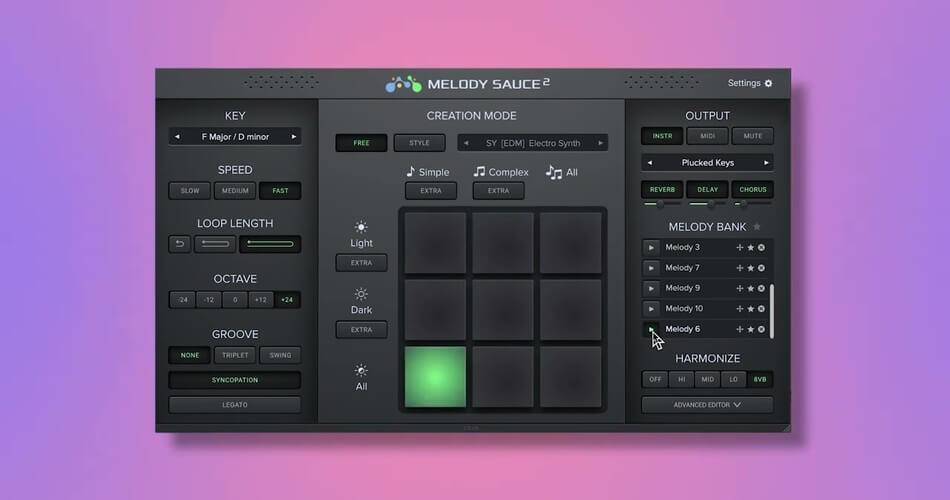 Evabeat的Melody Sauce 2 MIDI插件售价39美元-