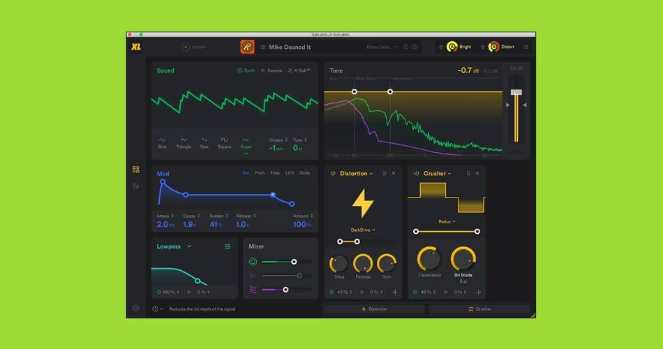 Future Audio Workshop将SubLab XL更新为v1.0.3，包括Redux bitcrusher-