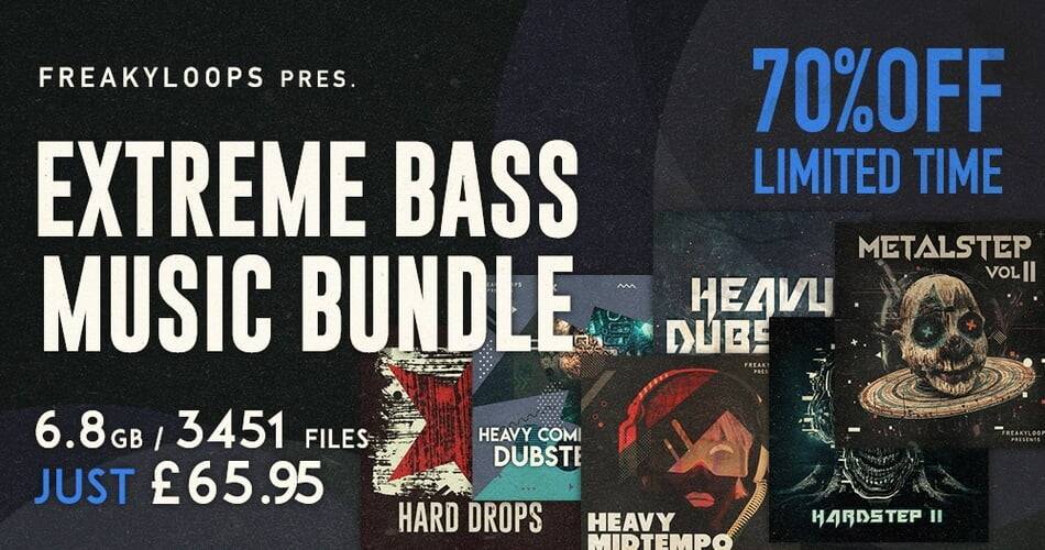Freaky Loops的Extreme Bass Music Bundle可节省70%-