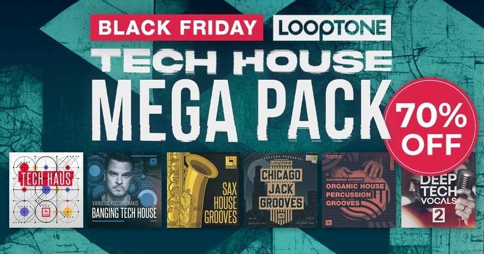 Looptone的Tech House Mega Bundle节省70%-