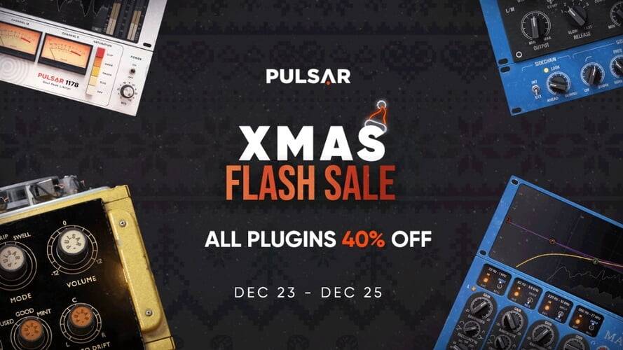 图片[1]-Pulsar Audio推出圣诞节促销：所有插件可节省40%-
