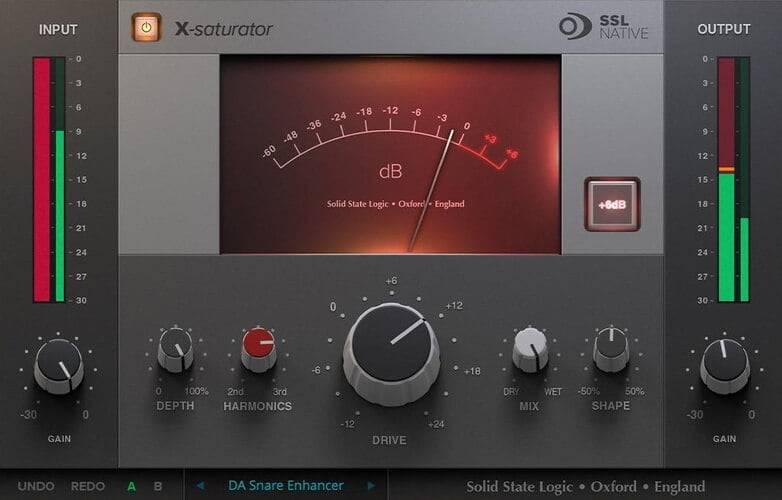 Solid State Logic的X-Saturator效果插件售价14.99美元-