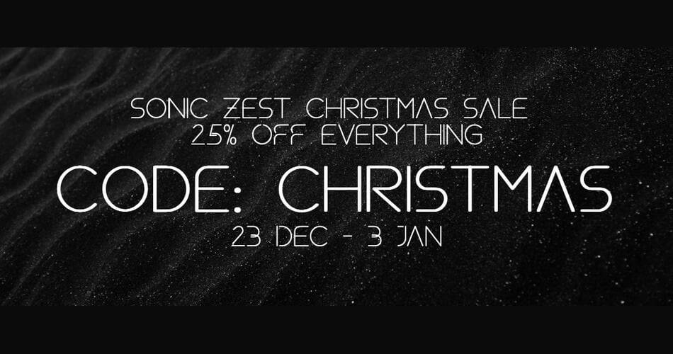 图片[1]-Sonic Zest推出圣诞大减价，Kontakt乐器可享受25%的折扣-