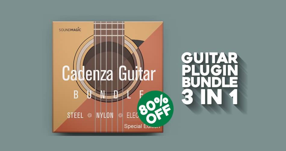 在Cadenza Guitar Bundle By Sound Magic上节省80%-