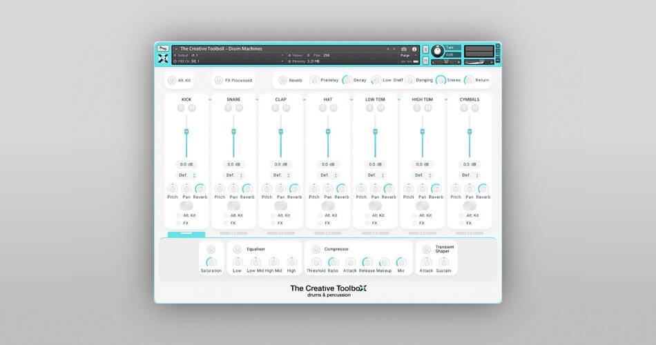 Strezov Sampling提供免费的Creative ToolboX：鼓和打击乐-