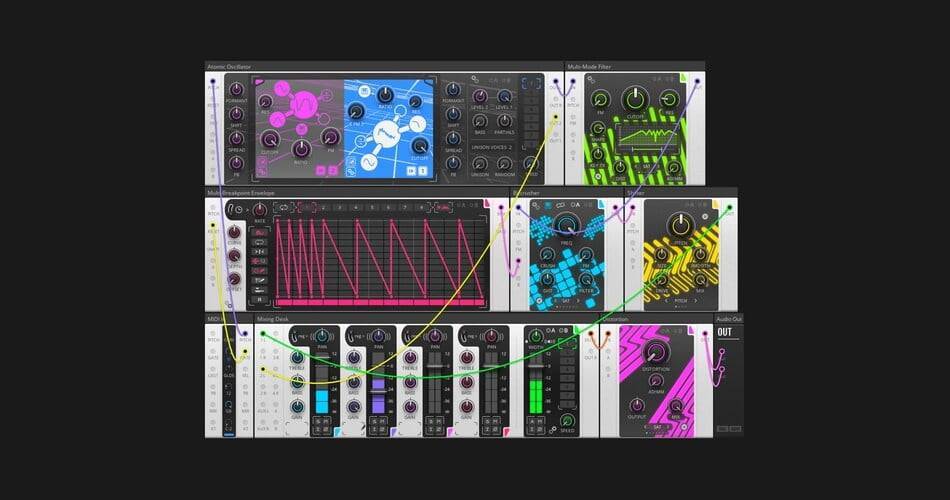 Toybox Atomic Pack：用于Reaktor Blocks的模块化软合成器-