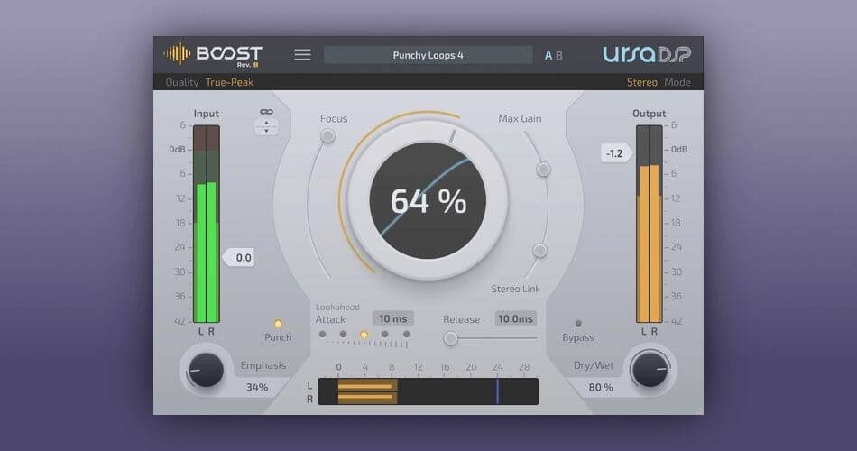 UrsaDSP Boost限制器效果插件以30%的折扣出售-