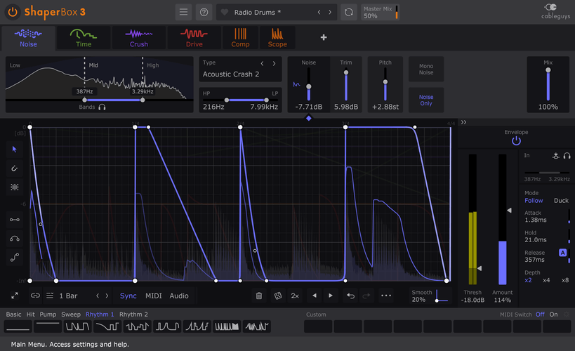 Cableguys将ShaperBox多fx插件更新为v3.2.1-