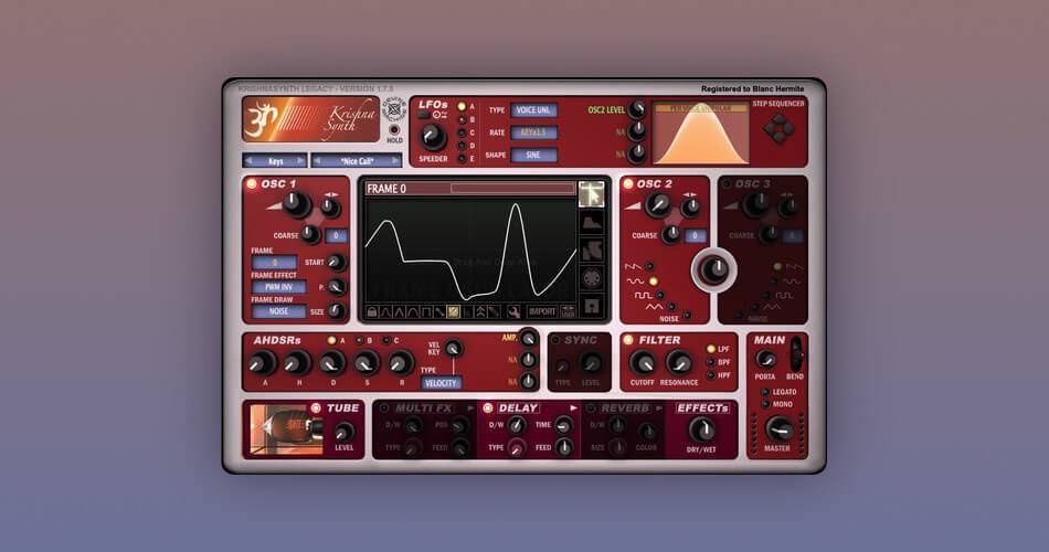 FKFX推出KrishnaSynth Legacy软件合成器-