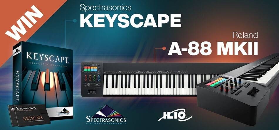 图片[1]-ILIO推出Spectrasonics Keyscape和Roland A-88 MKII赠品比赛-