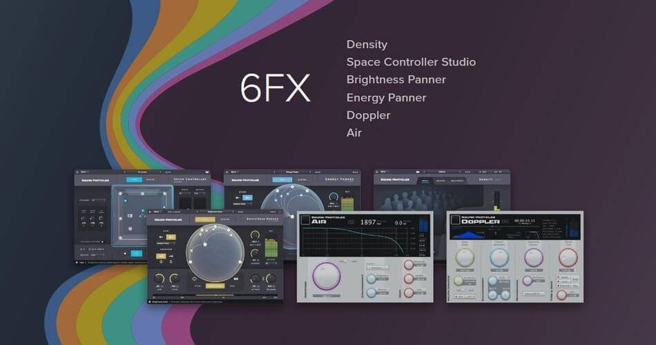 Sound Particles 6FX套装：在6个音频效果插件上节省50%-