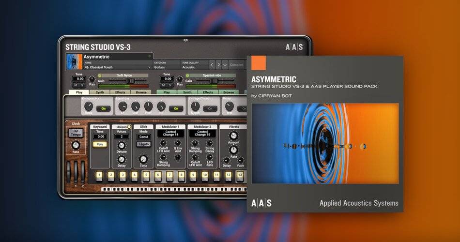 图片[1]-Applied Acoustics Systems发布不对称+ String Studio VS-3 50%折扣-