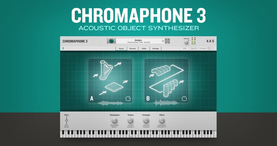 在AAS Chromaphone 3合成器、声音包和捆绑包上节省60%-