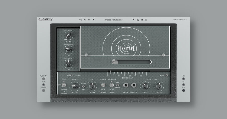 图片[1]-Audiority将PlexiTape磁带回声效果插件更新为v1.3-